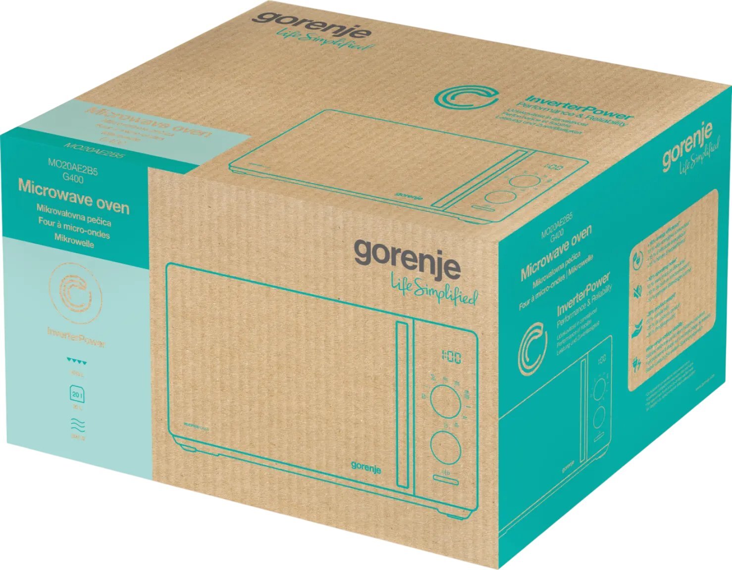 Микроволновая печь Gorenje MO20AE2B5 фото6