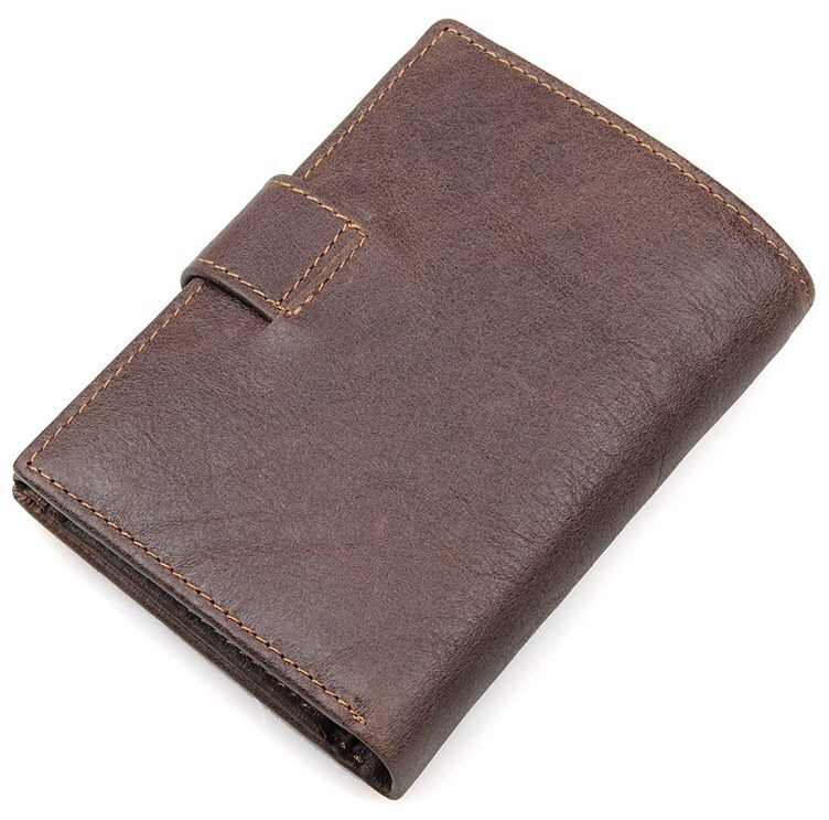 Кошелек мужкой кожаный Vintage 14404 коричневый фото2