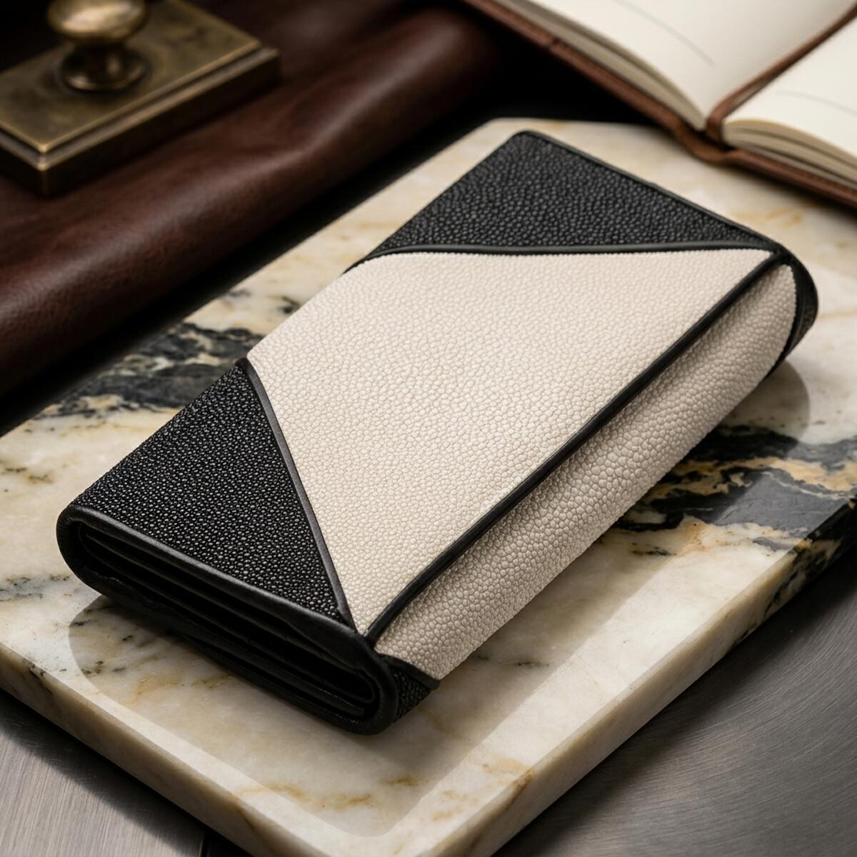 Гаманець жіночий шкіряний Stingray Leather 18103 чорний фото3