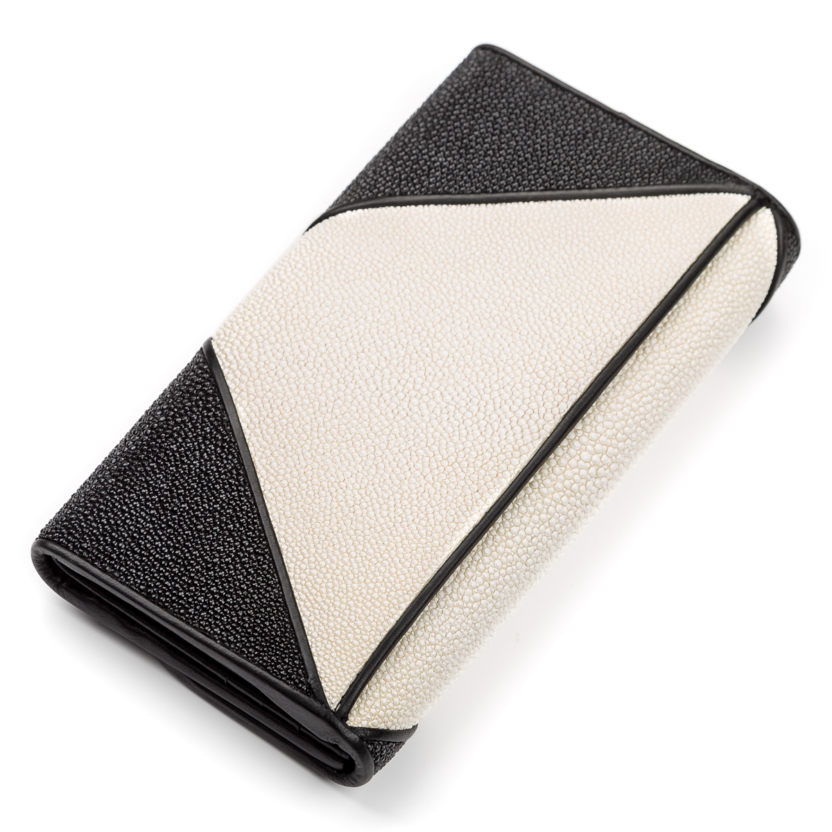Гаманець жіночий шкіряний Stingray Leather 18103 чорний фото5