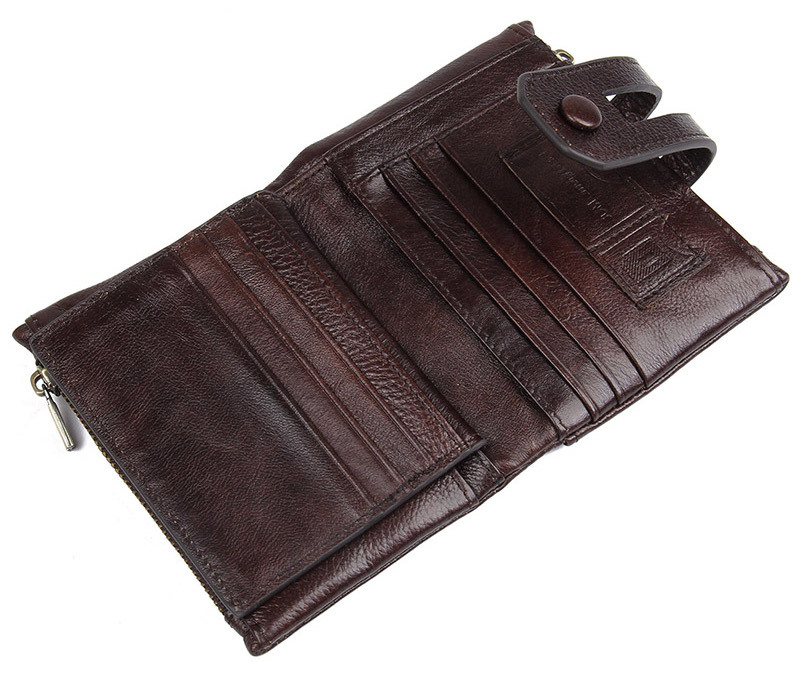 Кошелек мужкой кожаный Vintage 14602 коричневый фото3