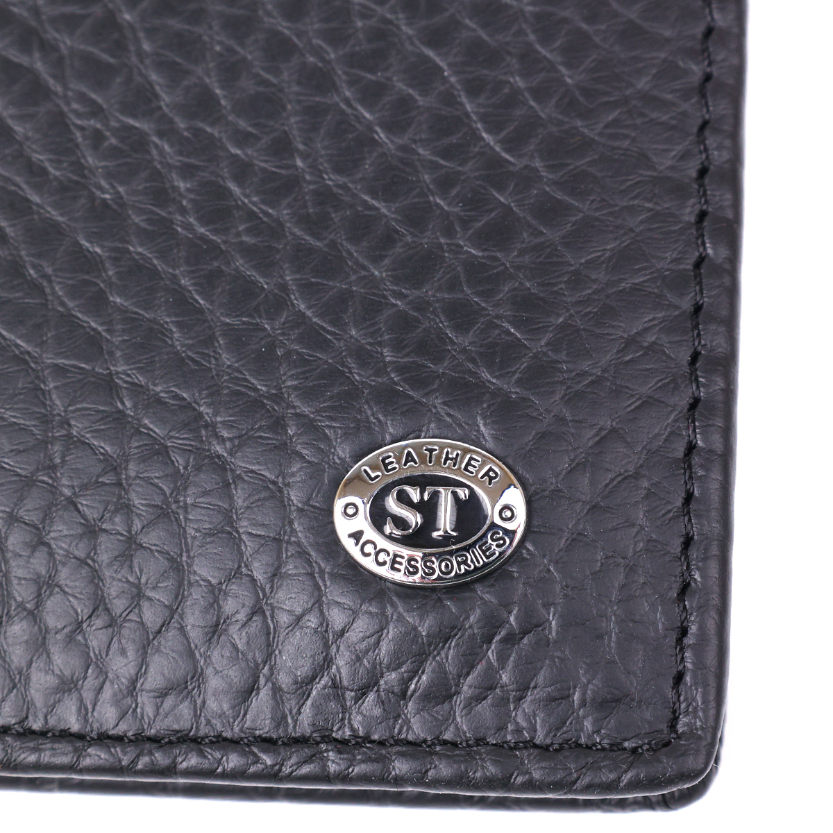 Гаманець чоловічий шкіряний St Leather 18319 чорний фото7
