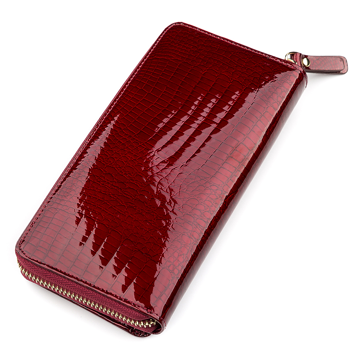 Кошелек женский кожаный St Leather 18434 бордовый фото5
