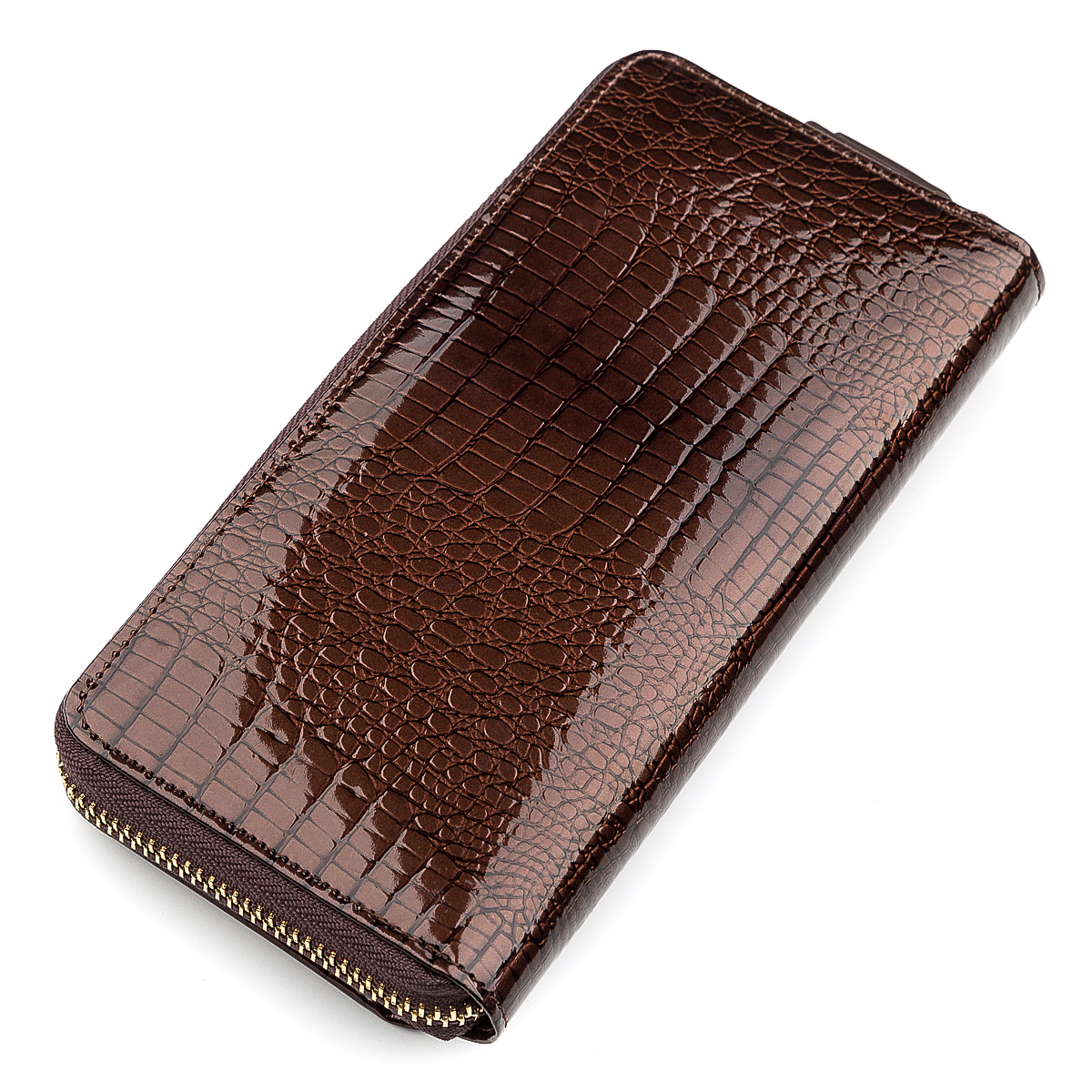 Кошелек женский кожаный St Leather 18438 коричневый фото6