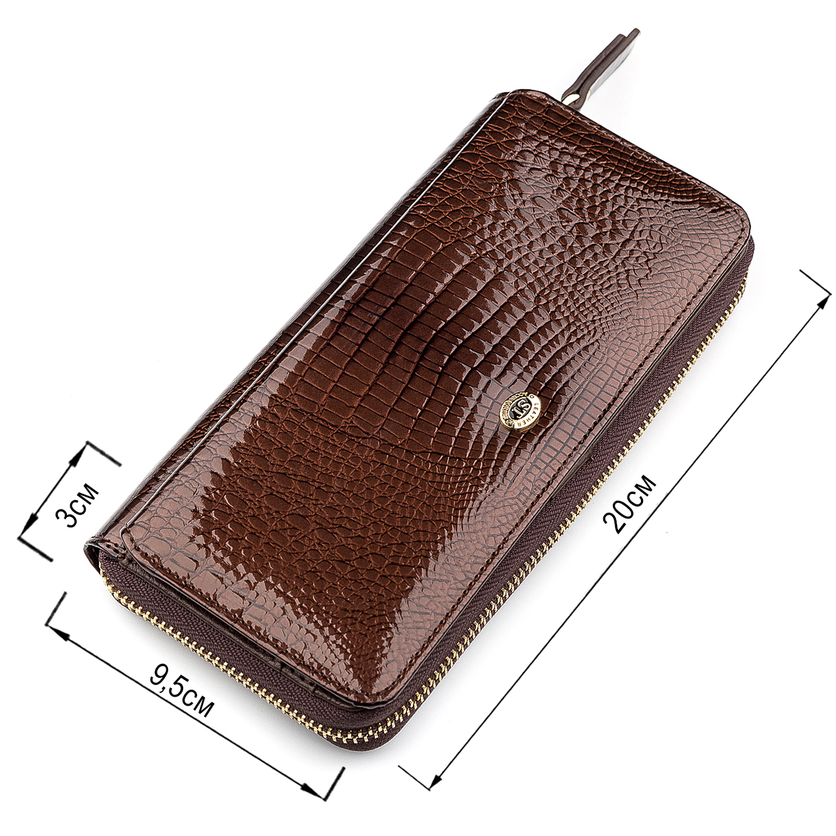 Кошелек женский кожаный St Leather 18438 коричневый фото7