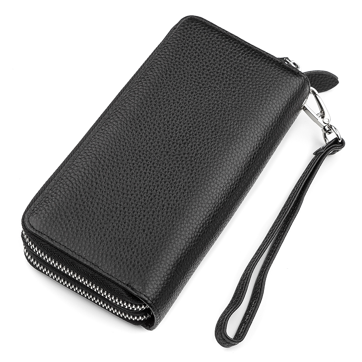Кошелек женский кожаный St Leather 18446 черный фото2