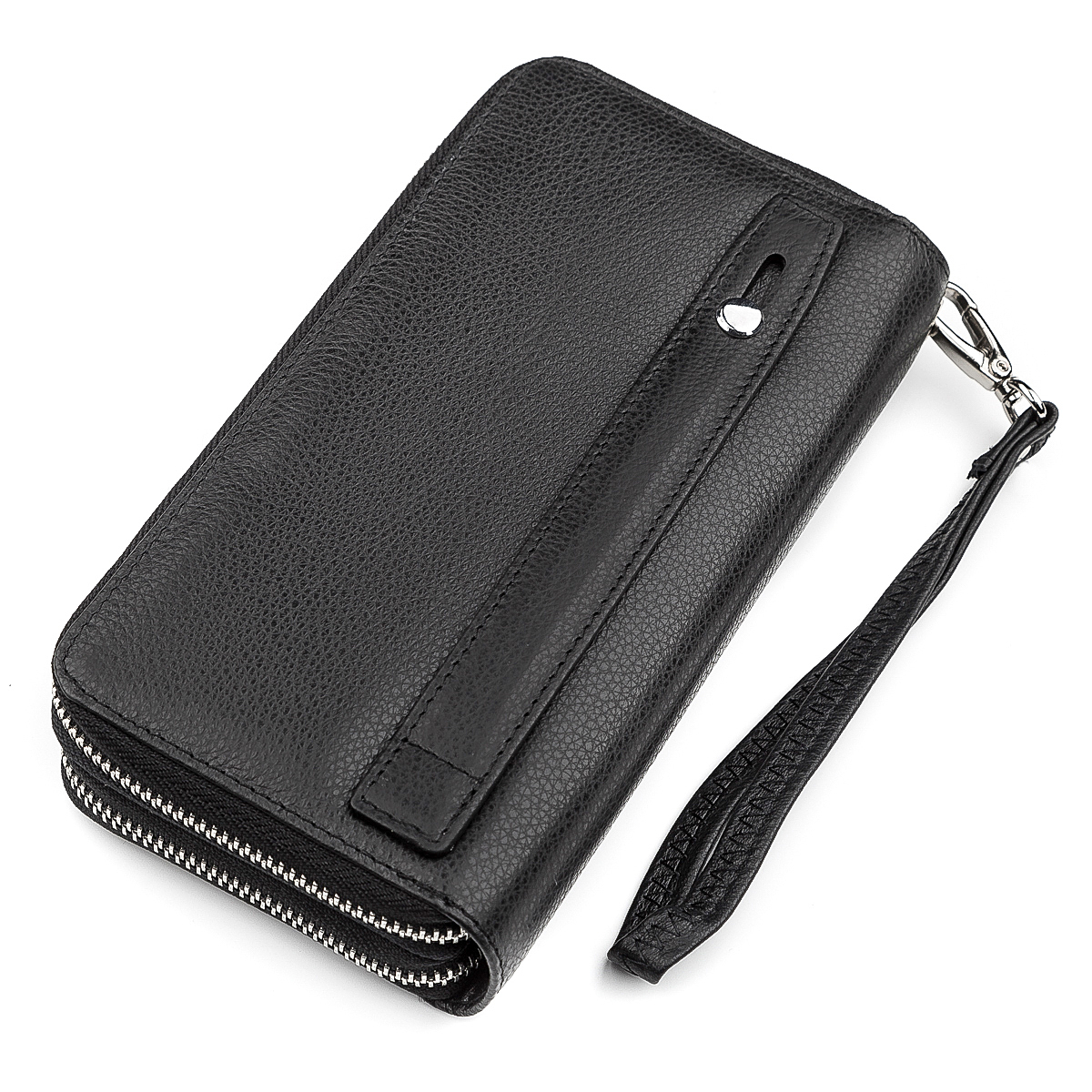 Кошелек мужкой кожаный St Leather 18451 черный фото5