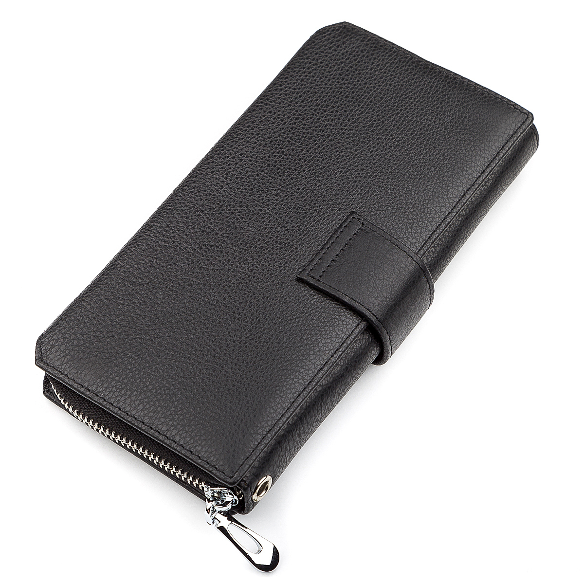 Кошелек мужкой кожаный St Leather 18453 черный фото2