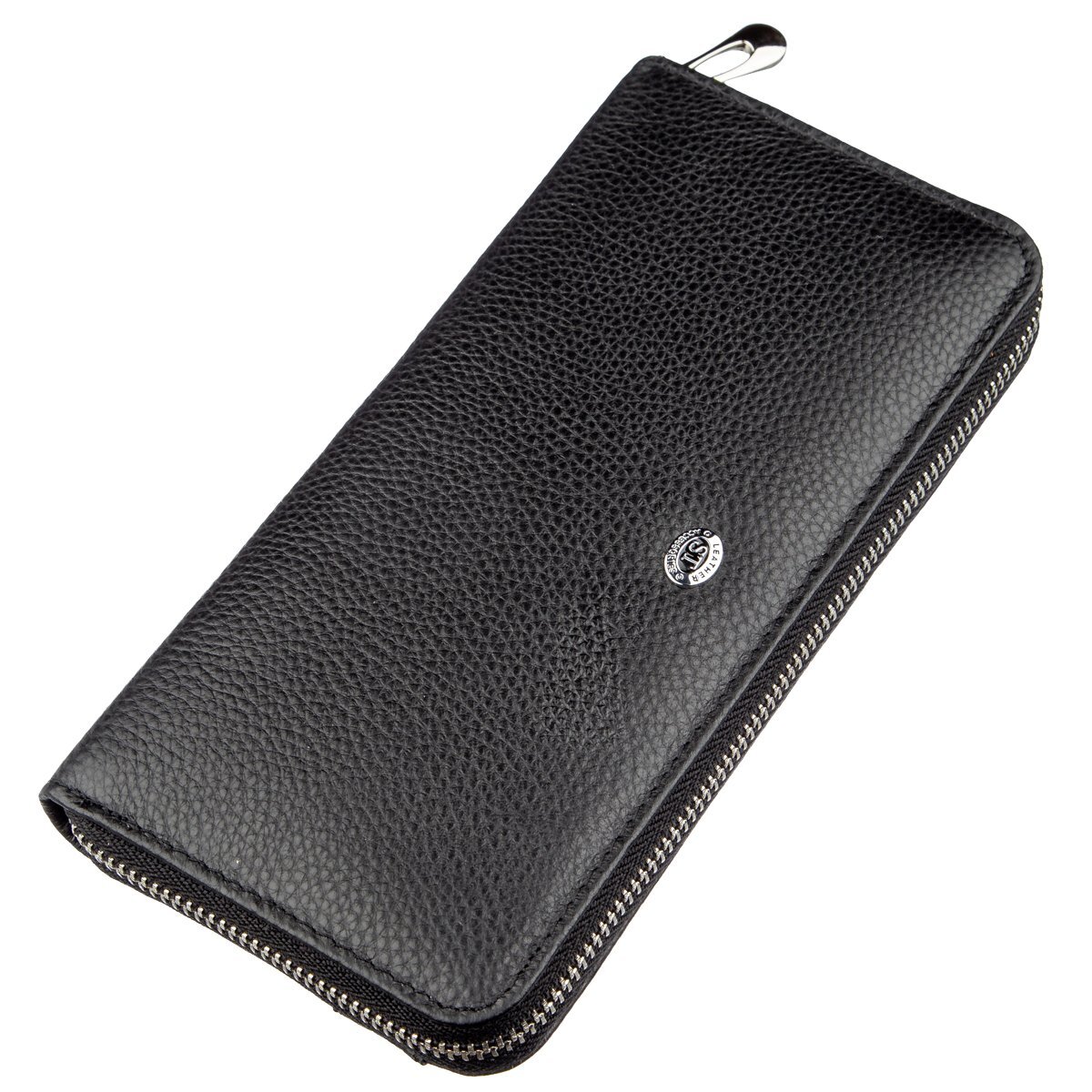 Кошелек женский кожаный St Leather 18863 черный фото5