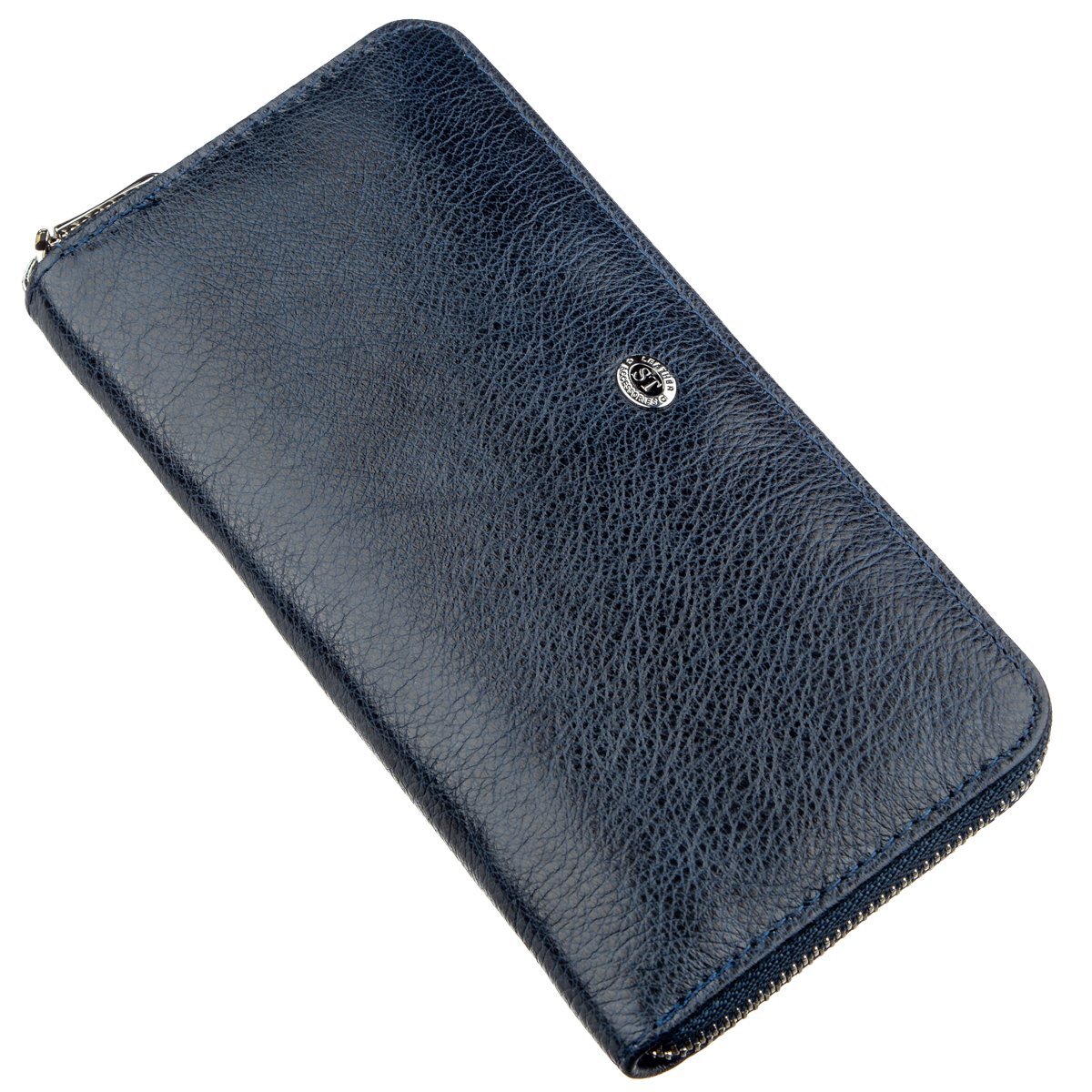 Кошелек женский кожаный St Leather 18864 синий фото5
