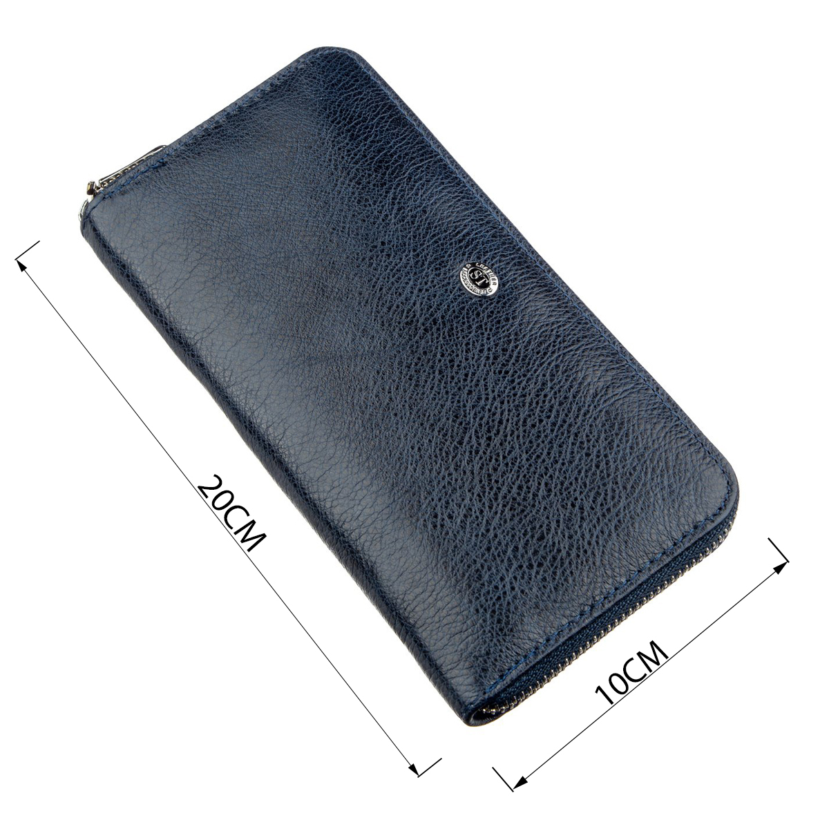 Кошелек женский кожаный St Leather 18864 синий фото7