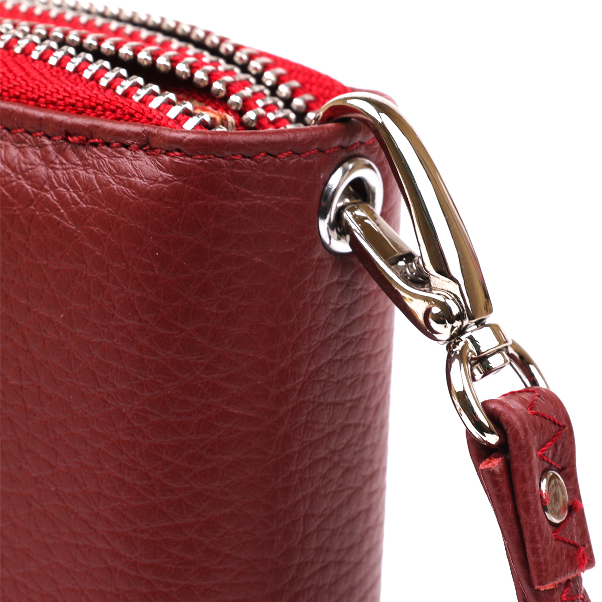 Кошелек женский кожаный St Leather 18868 красный фото14