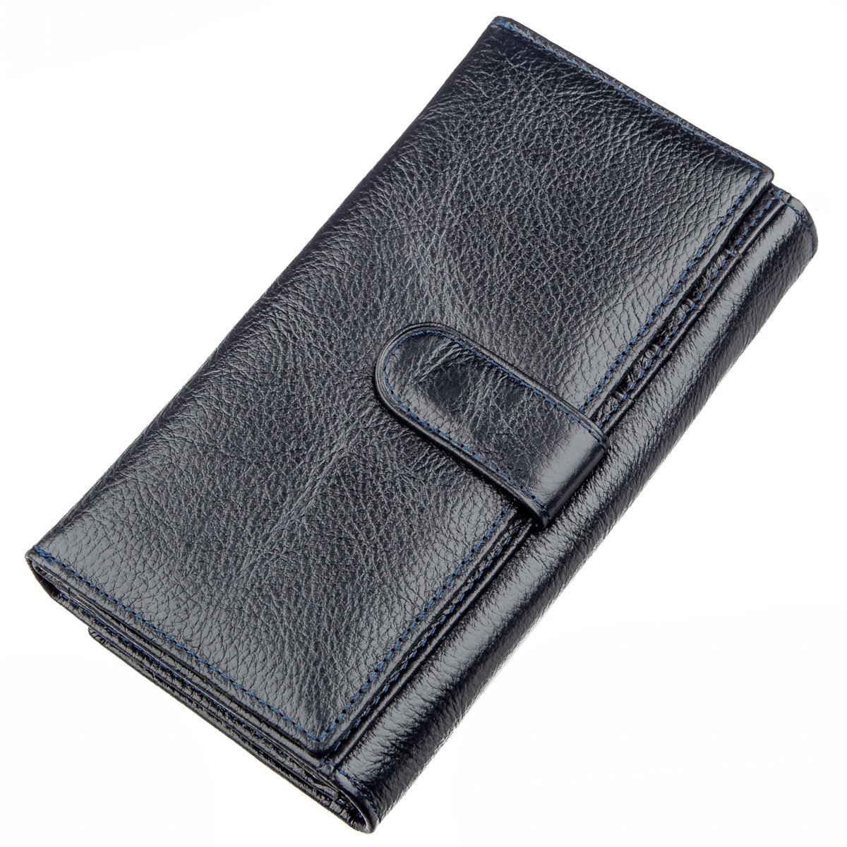 Кошелек женский кожаный St Leather 18880 серо-синий фото6