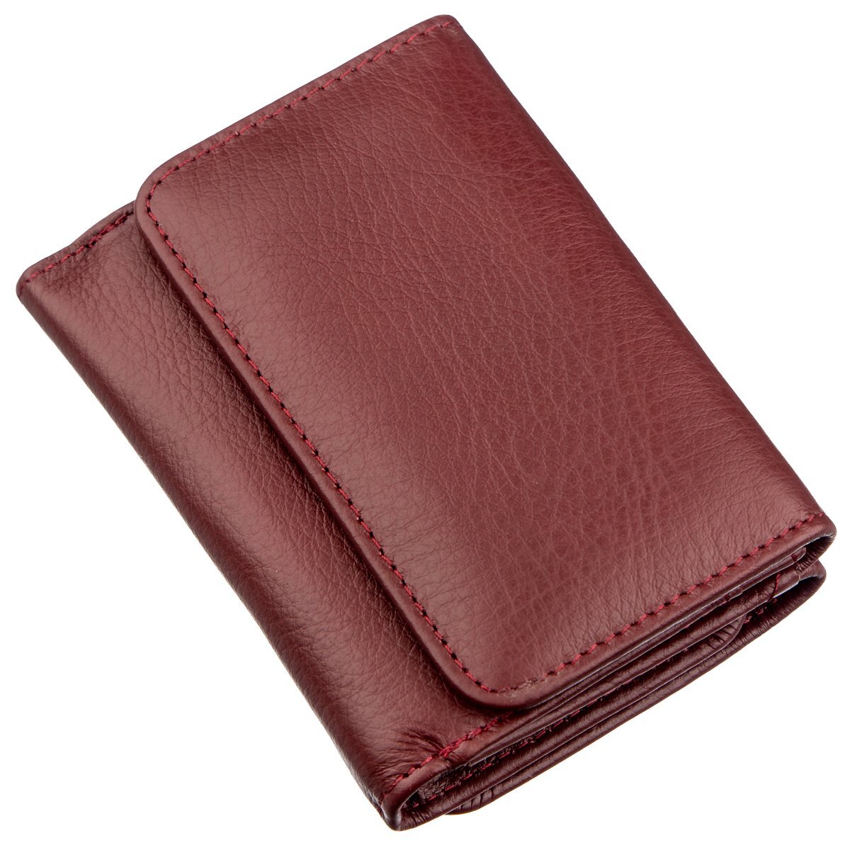 Кошелек женский кожаный St Leather 18885 темно-красный фото6