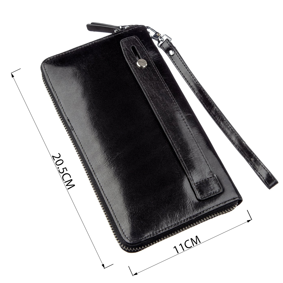 Кошелек женский кожаный St Leather 18886 черный фото3