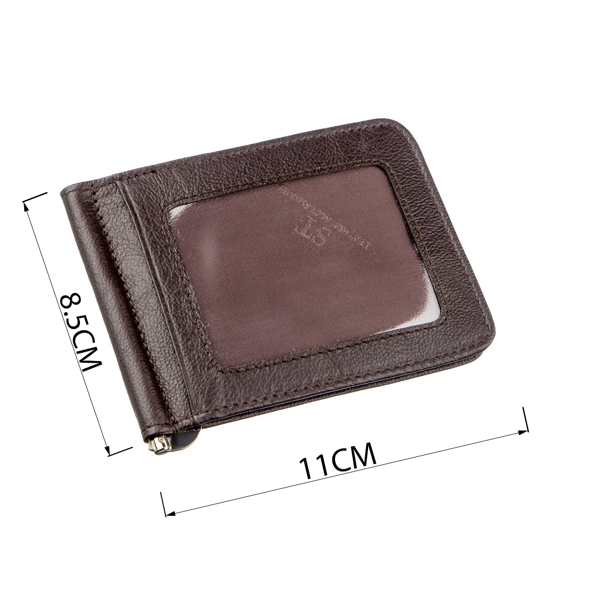 Кошелек мужкой кожаный St Leather 18938 коричневый фото4