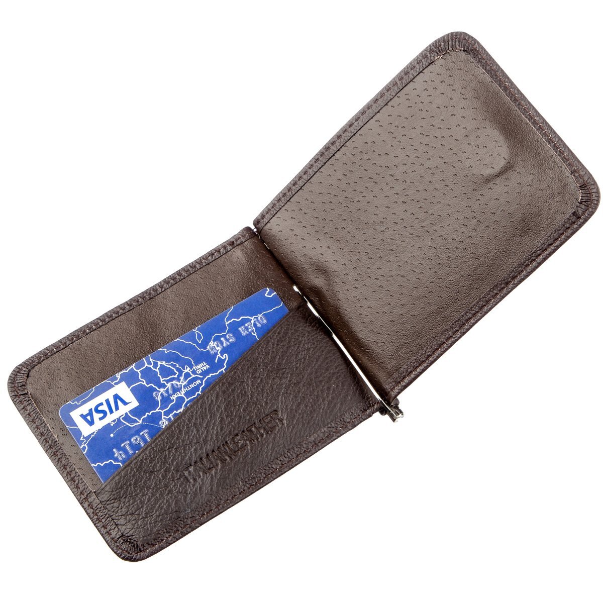Кошелек мужкой кожаный St Leather 18938 коричневый фото6