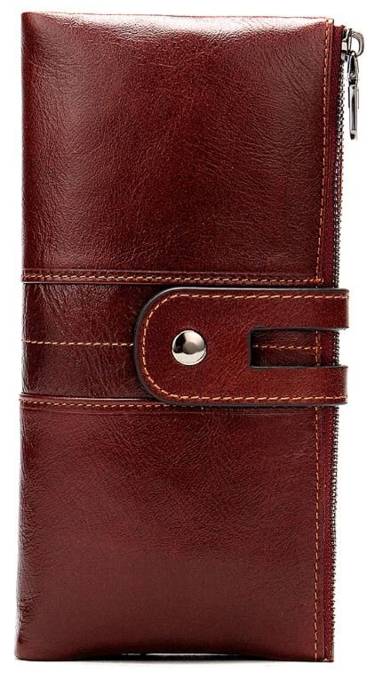 Кошелек женский кожаный Vintage 14906 бордовый фото5