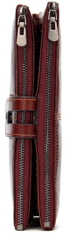 Кошелек женский кожаный Vintage 14906 бордовый фото9