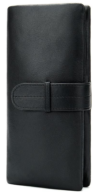 Кошелек кожаный Vintage 14913 черный фото7
