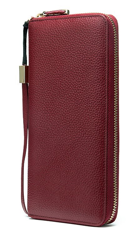 Кошелек женский кожаный Vintage 11216 красный фото5