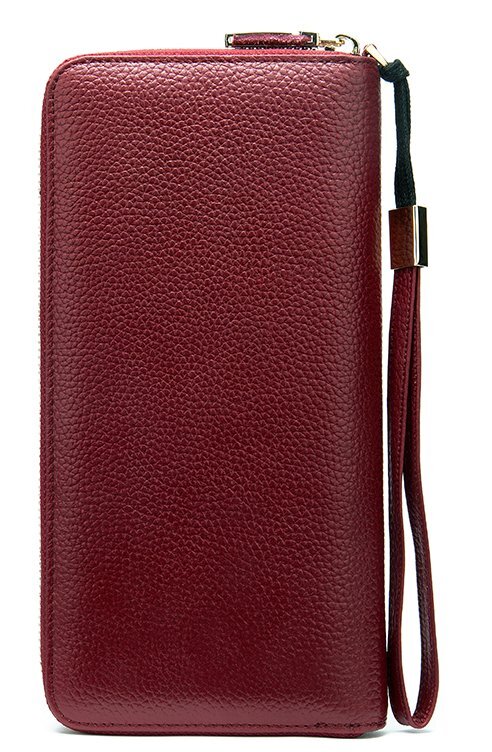 Кошелек женский кожаный Vintage 11216 красный фото12