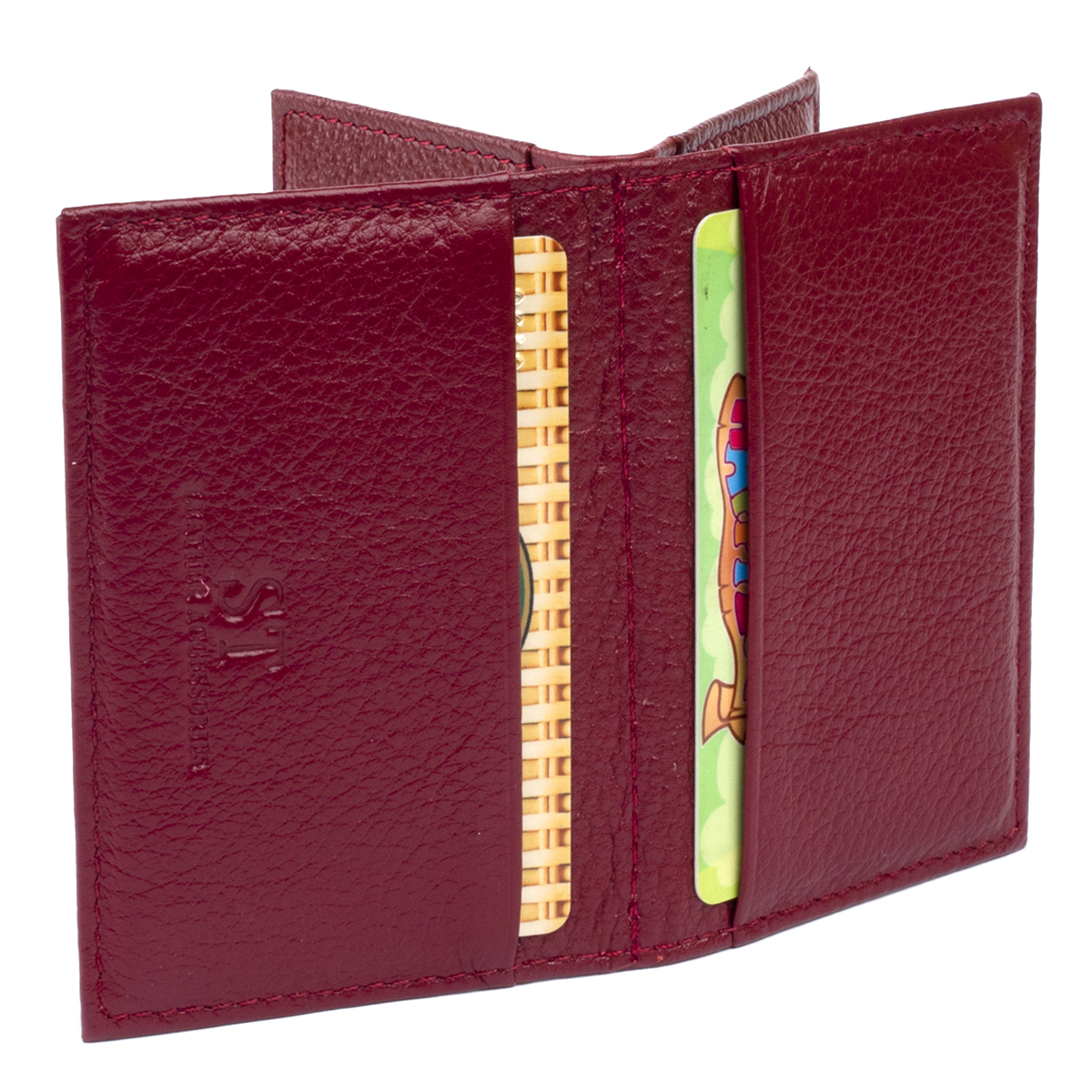 Кошелек женский кожаный St Leather 19322 бордовый фото12