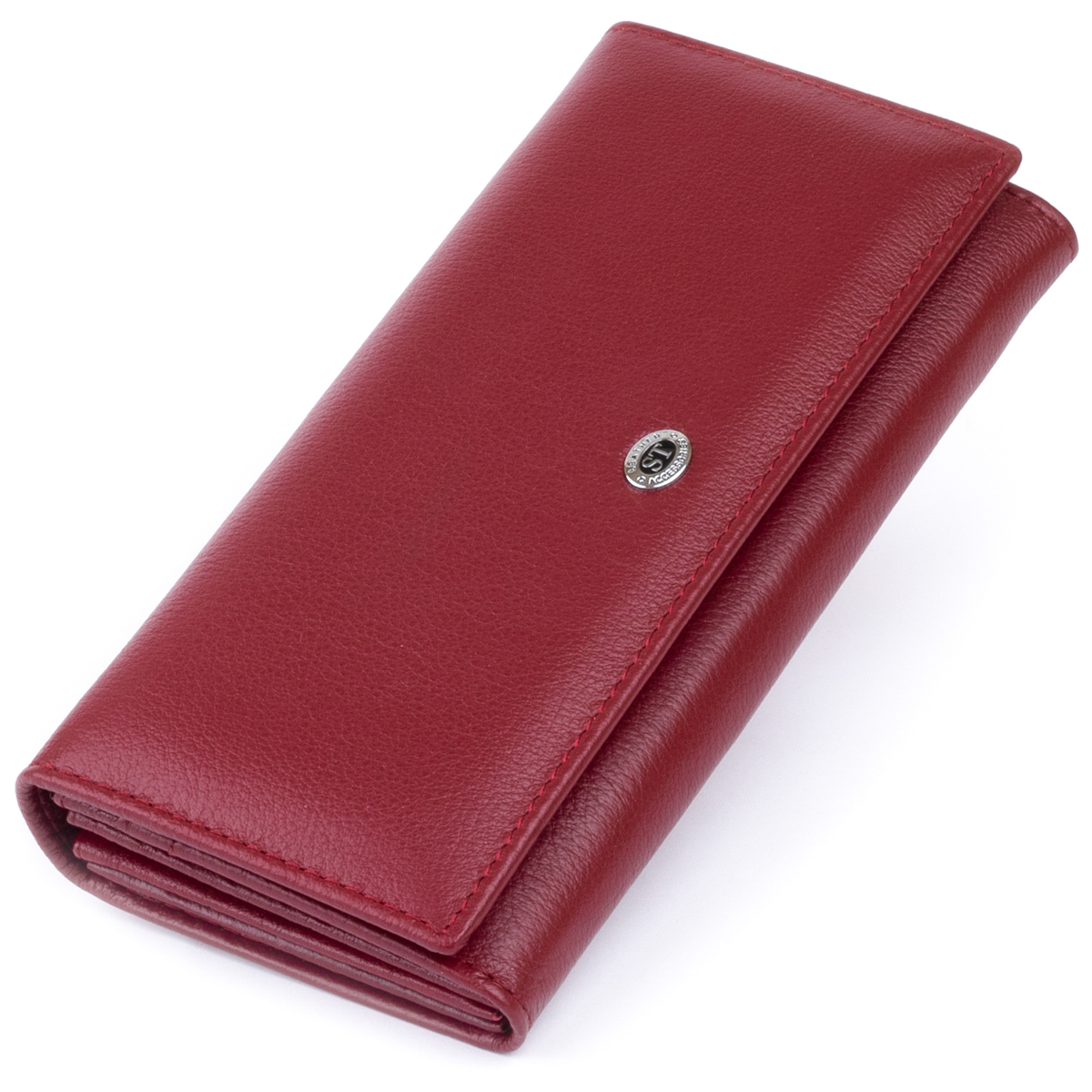 Кошелек женский кожаный St Leather 19339 бордовый фото4