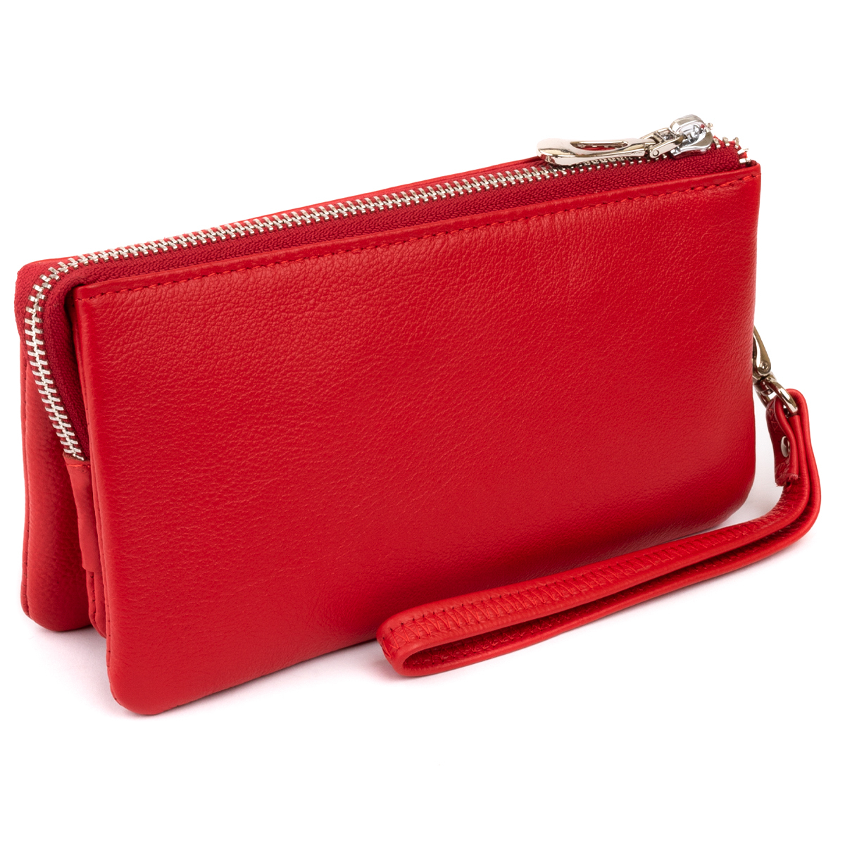 Кошелек женский кожаный St Leather 19347 красный фото6