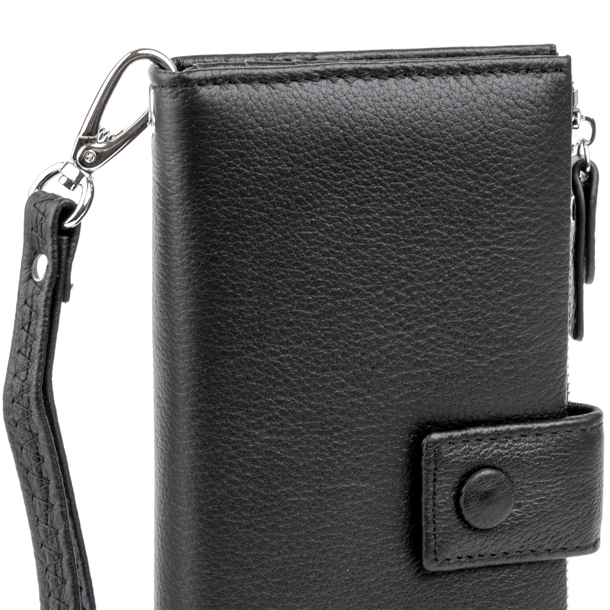 Кошелек женский кожаный St Leather 11297 черный фото7