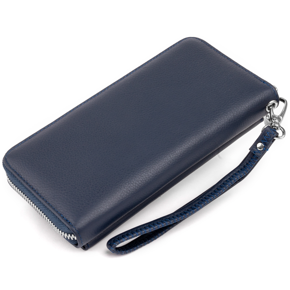 Кошелек женский кожаный St Leather 11310 синий фото6