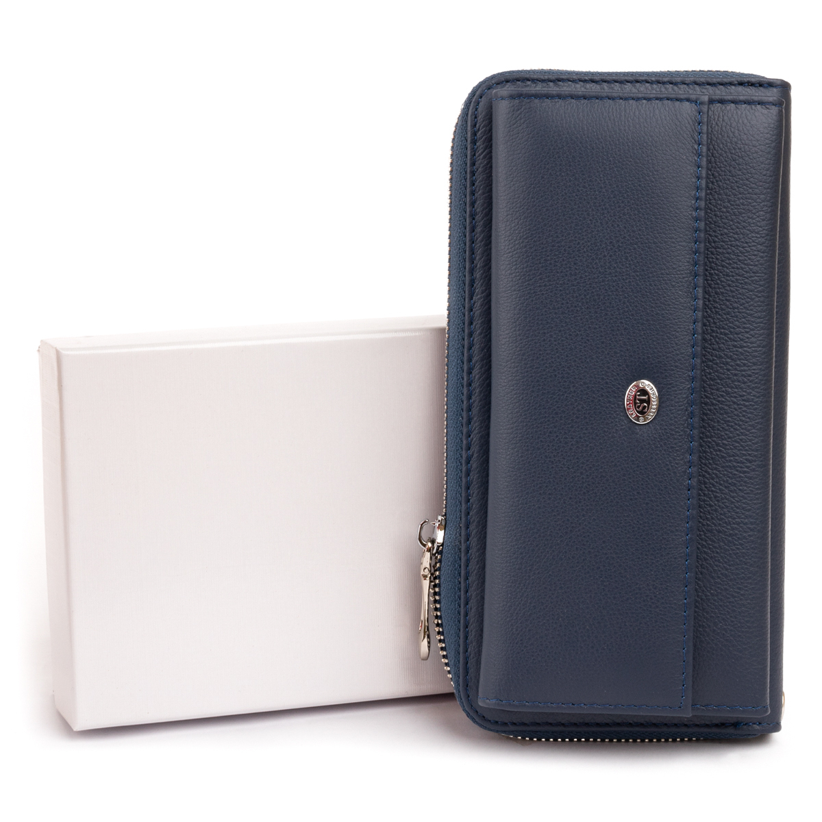 Кошелек женский кожаный St Leather 11310 синий фото12
