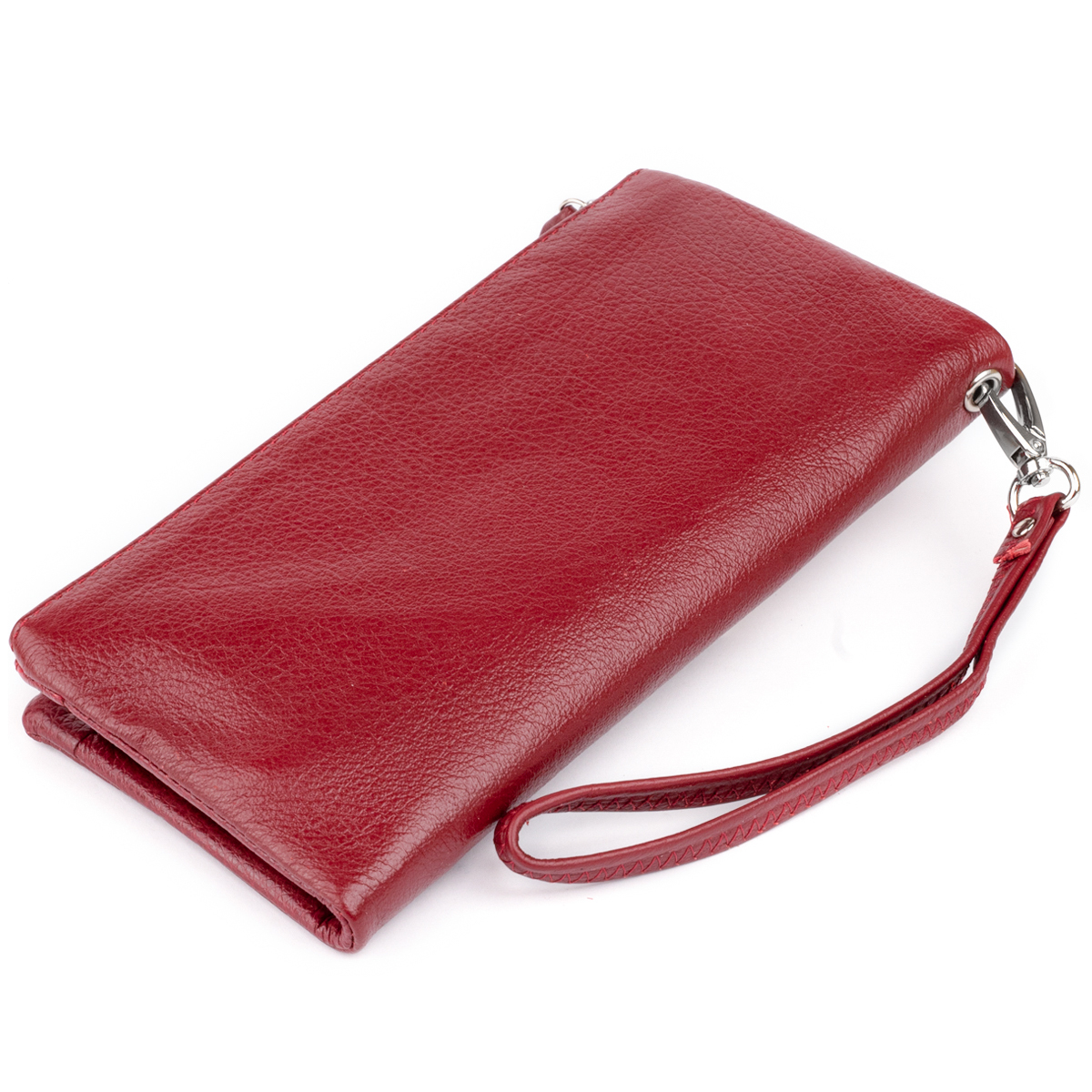 Кошелек женский кожаный St Leather 11321 бордовый фото6