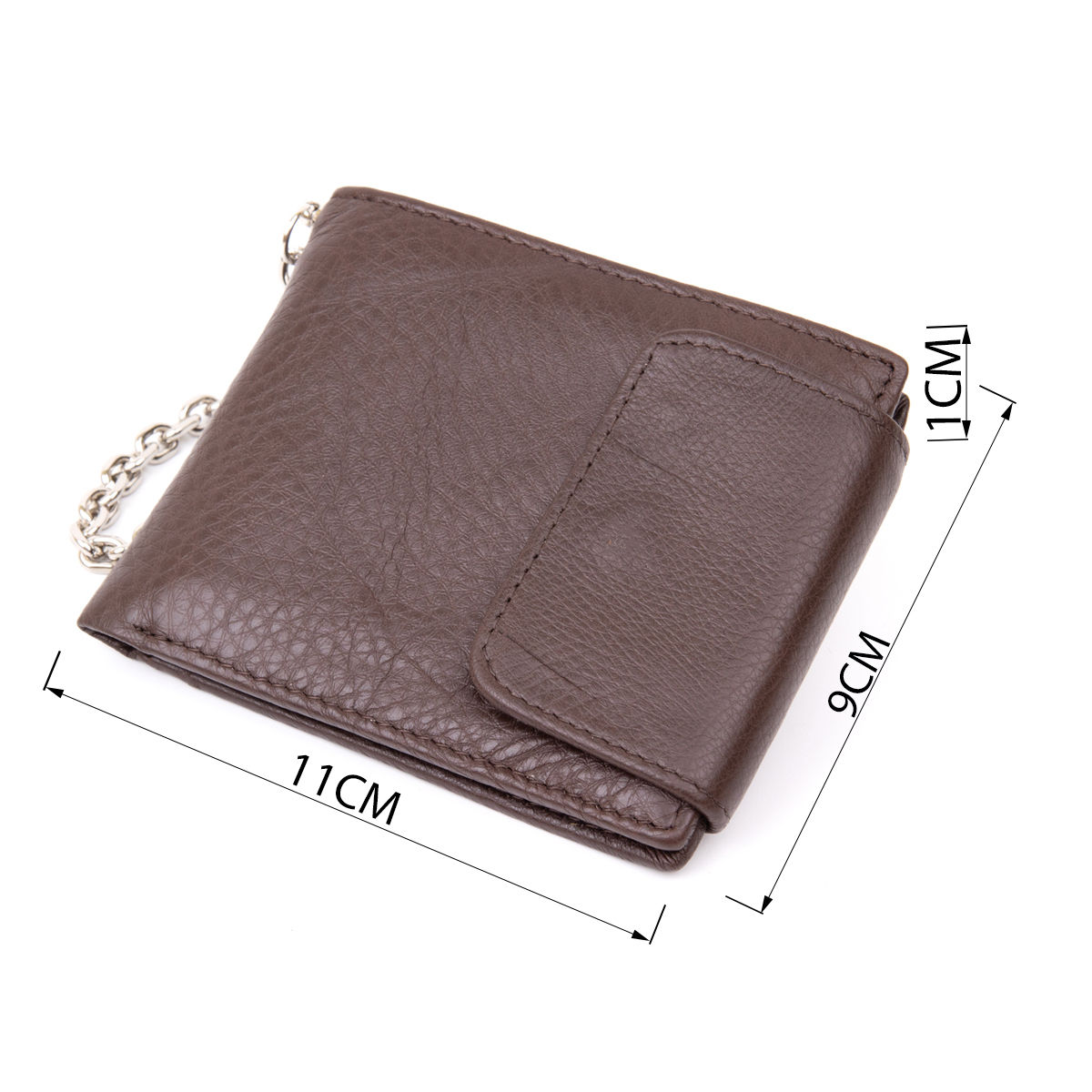 Кошелек кожаный Vintage 11360 коричневый фото7