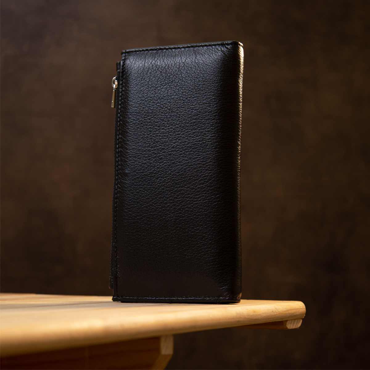 Гаманець жіночий шкіряний St Leather 11517 чорний фото13