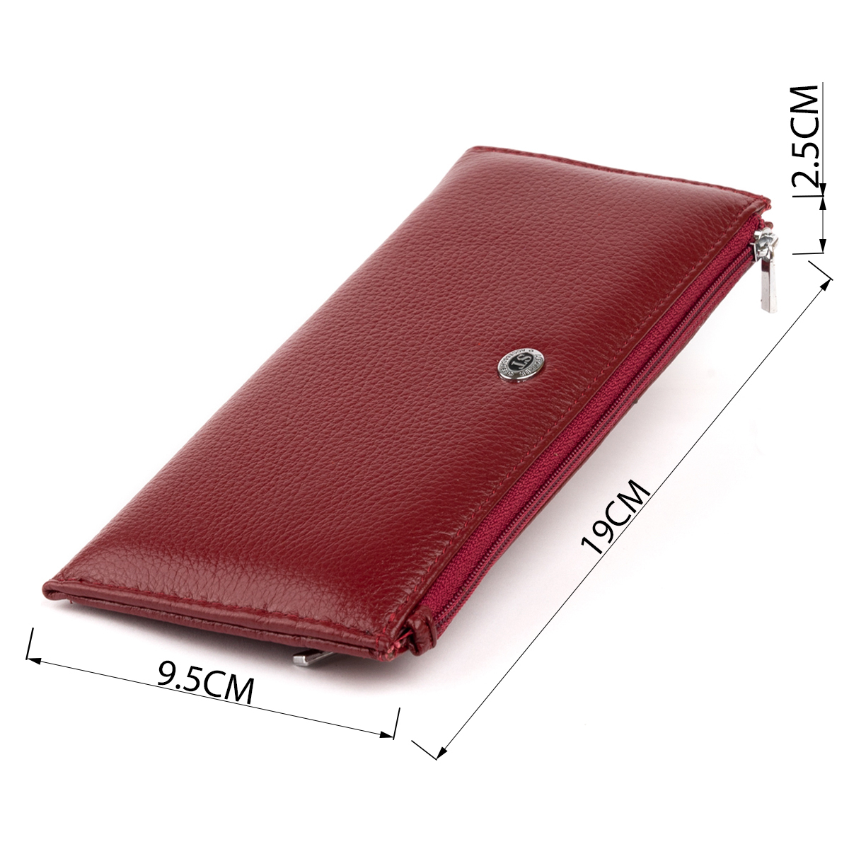 Кошелек женский кожаный St Leather 14295 бордовый фото7