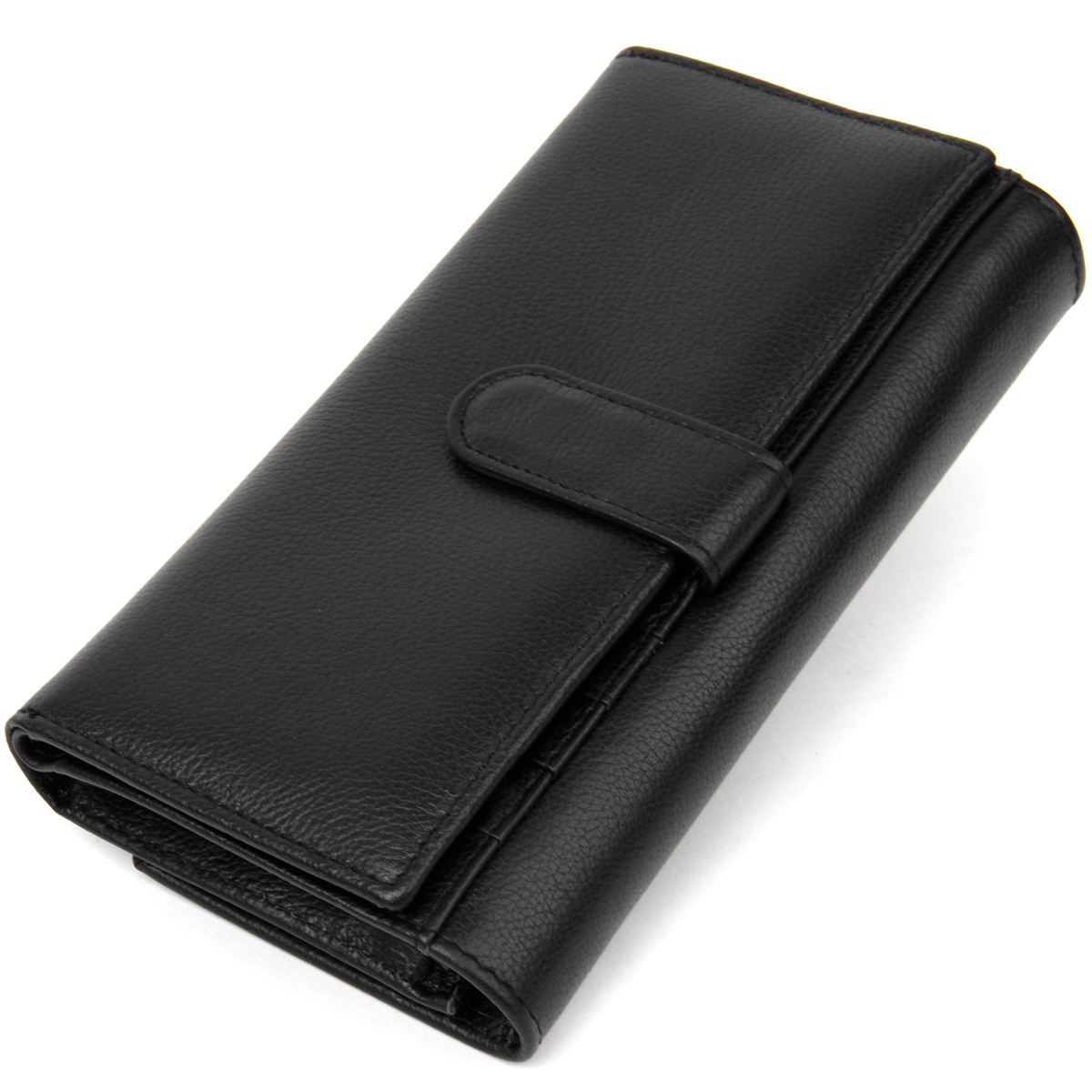 Гаманець жіночий шкіряний St Leather 11544 чорний фото2