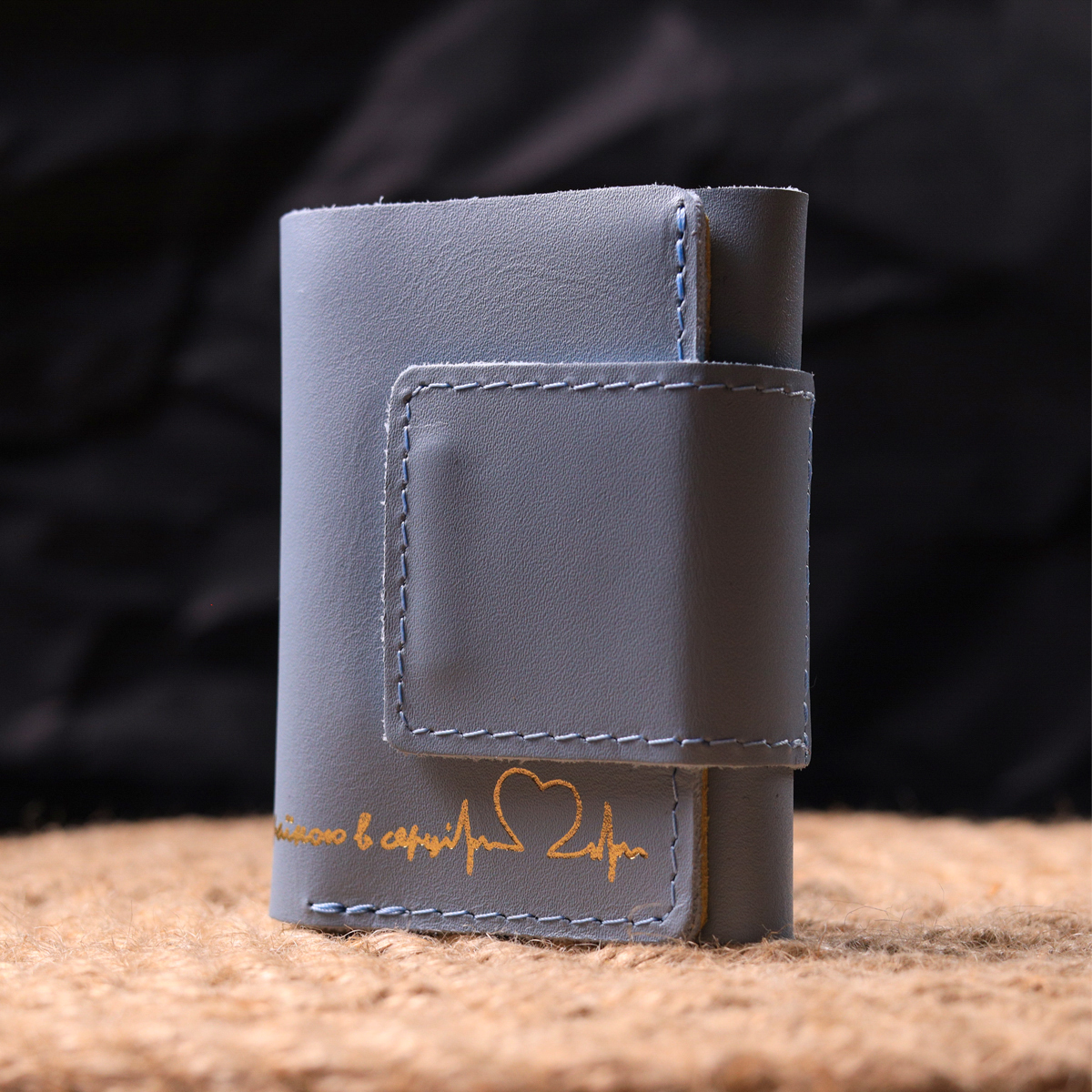 Гаманець жіночий шкіряний Grande Pelle 21352 жовто-блакитна фото11