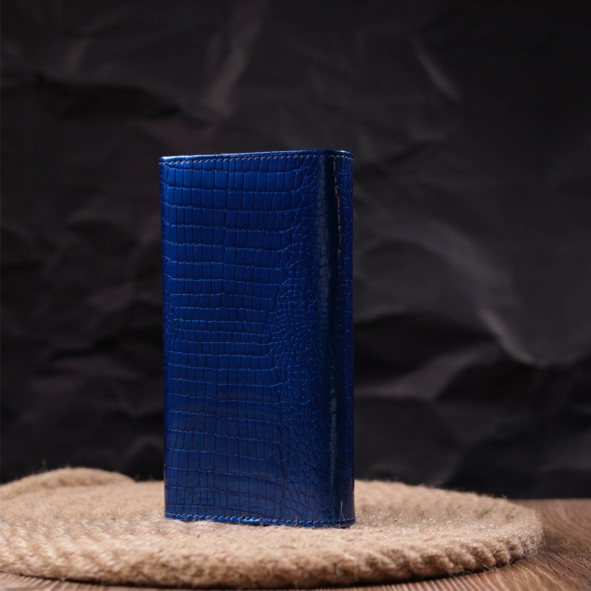 Кошелек женский кожаный St Leather 21381 синий фото10