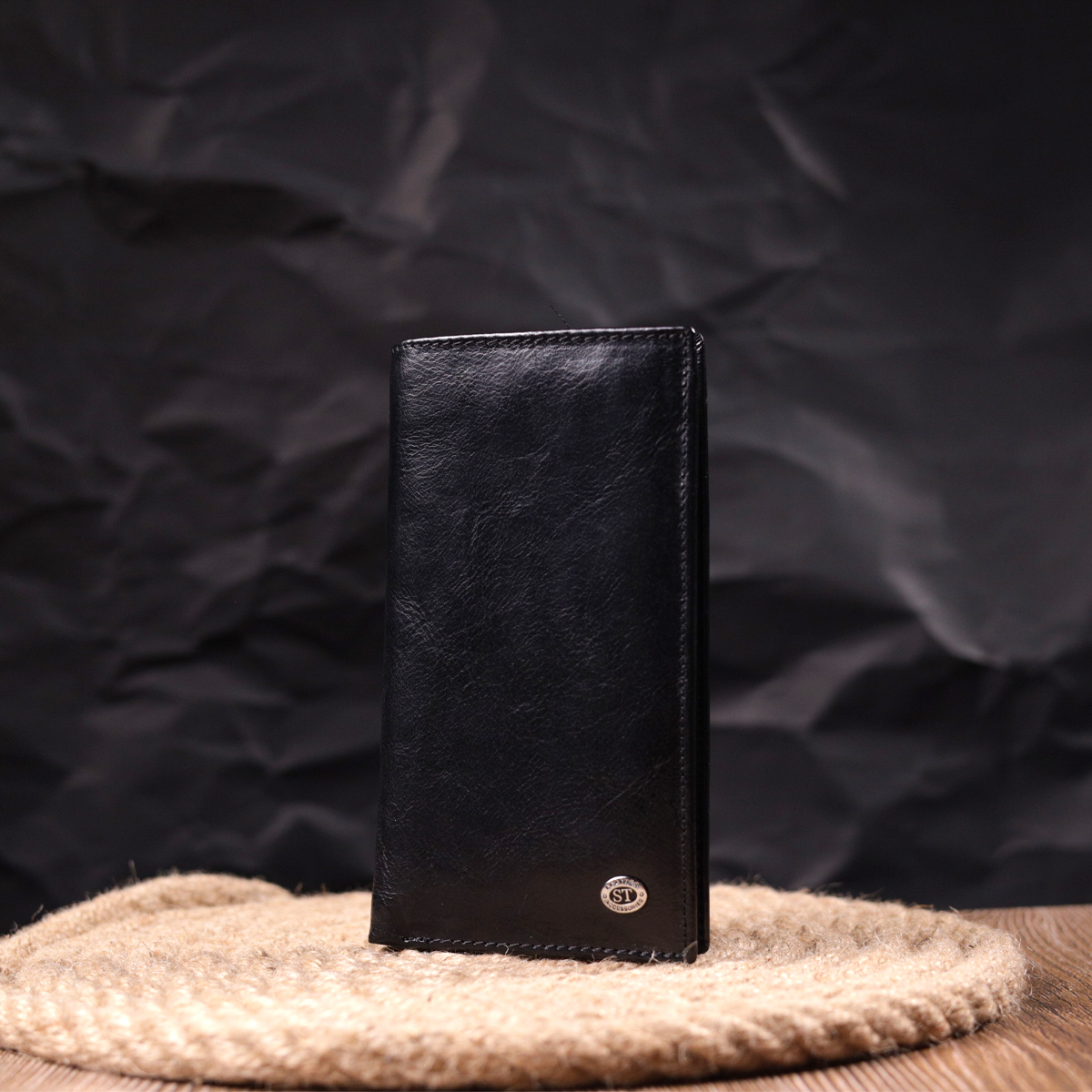 Гаманець чоловічий шкіряний St Leather 21404 чорний фото12