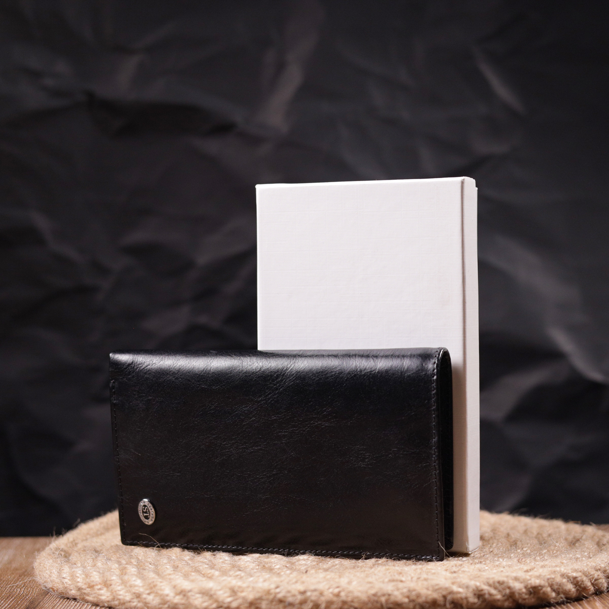 Гаманець чоловічий шкіряний St Leather 21404 чорний фото14