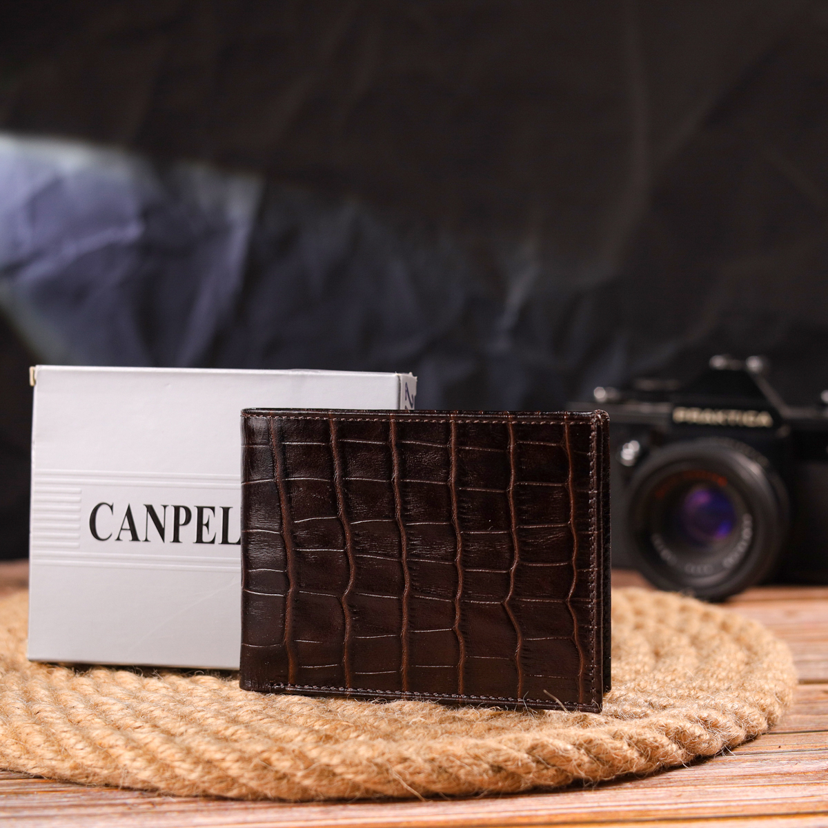 Гаманець чоловічий шкіряний Canpellini 21608 коричневий фото13