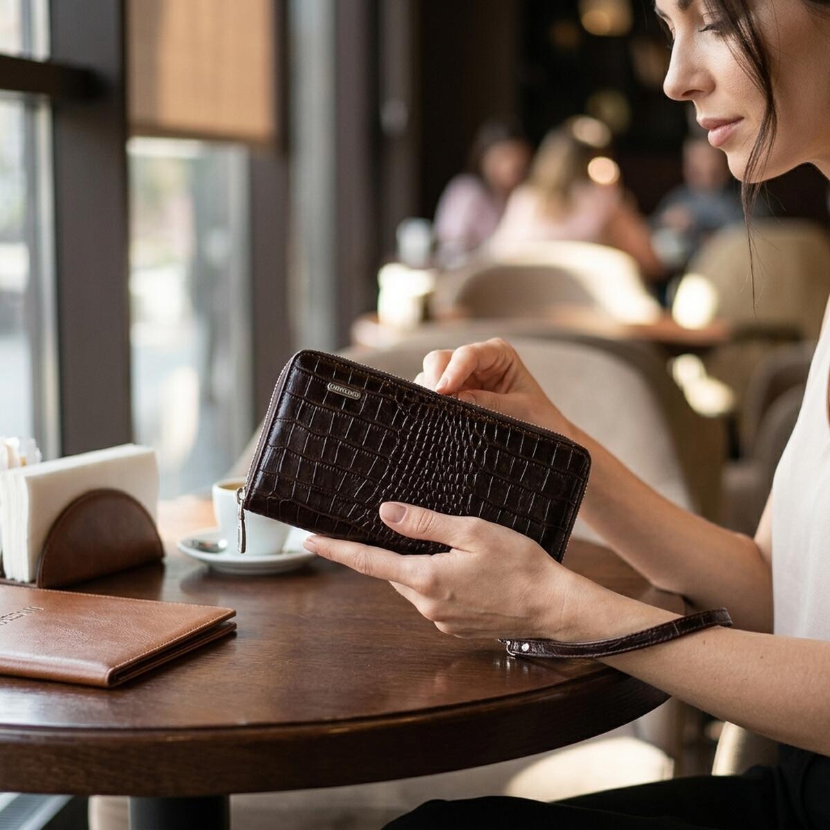 Кошелек женский кожаный Canpellini 21624 коричневый фото2