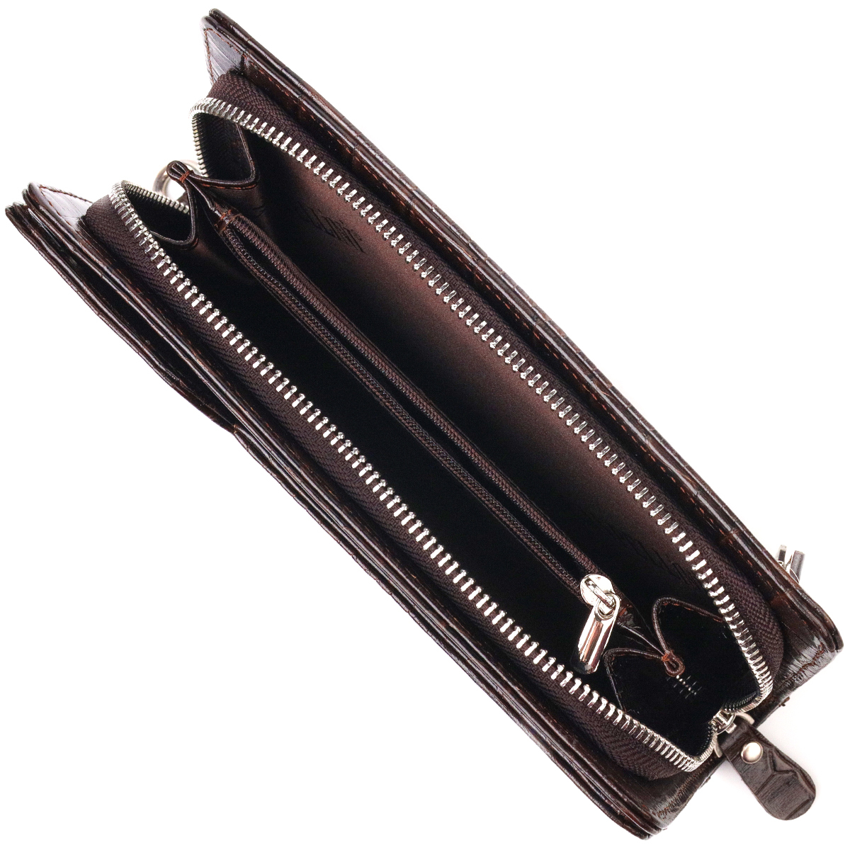 Кошелек женский кожаный Canpellini 21624 коричневый фото10