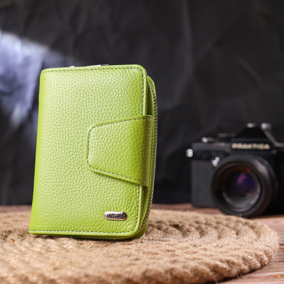 Гаманець жіночий шкіряний Canpellini 21660 салатовий фото14