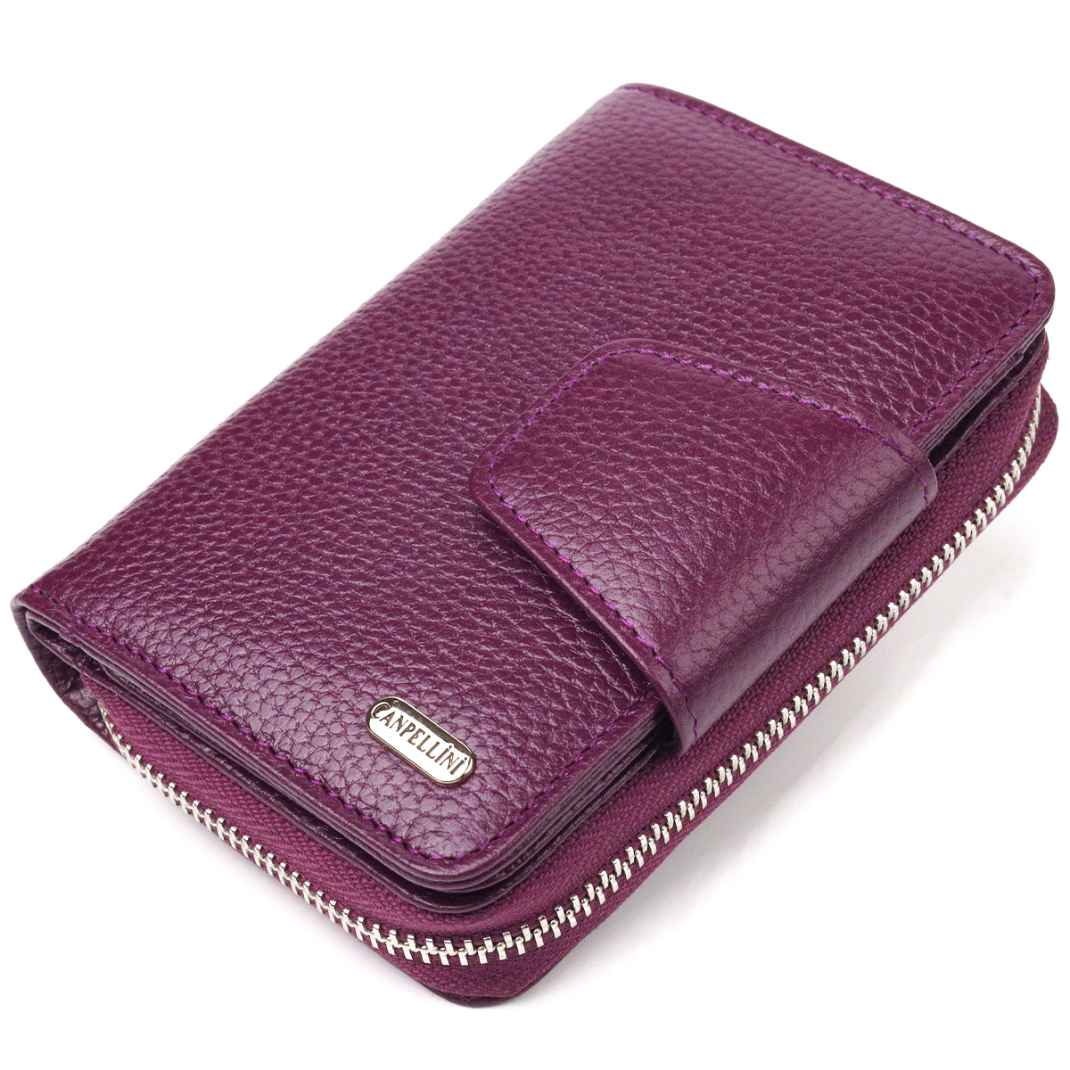 Кошелек женский кожаный Canpellini 21658 фиолетовый фото4