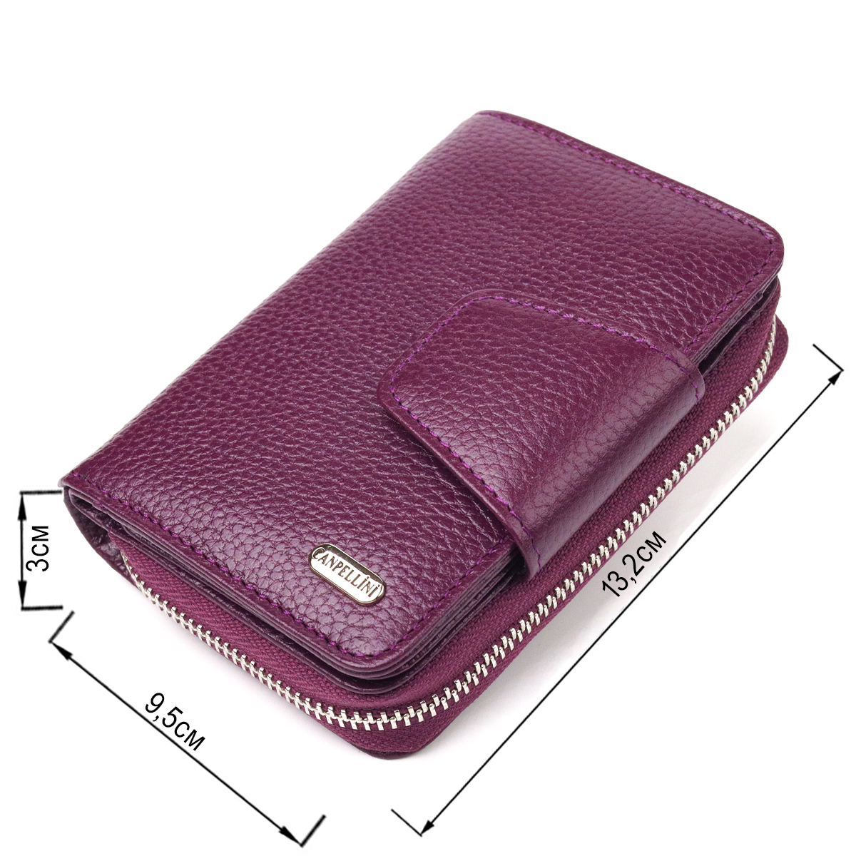 Кошелек женский кожаный Canpellini 21658 фиолетовый фото6