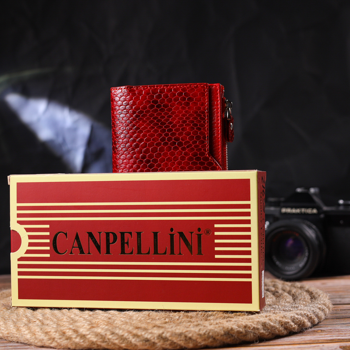 Гаманець жіночий шкіряний Canpellini 21693 червоний фото14
