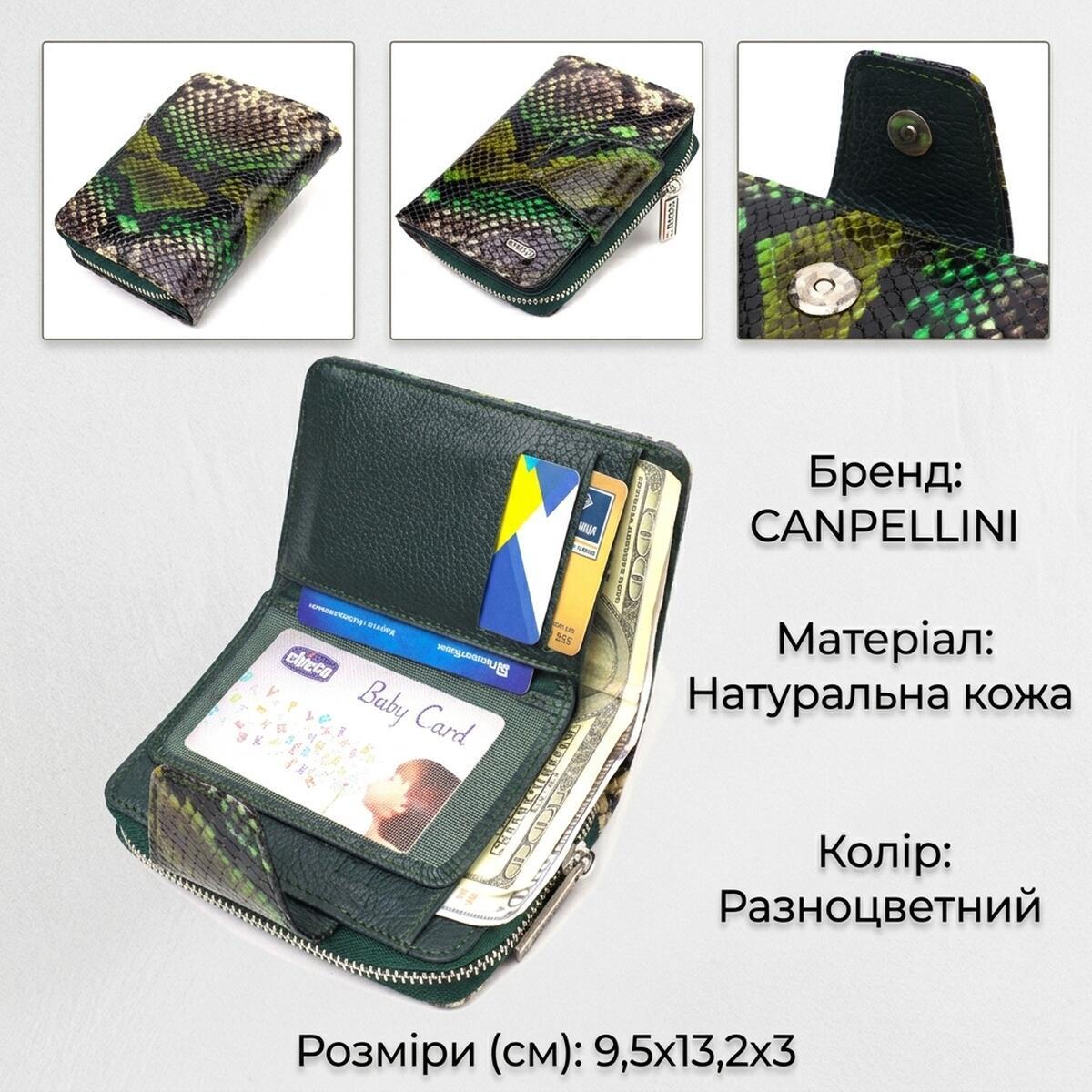 Кошелек женский кожаный Canpellini 21786 разноцветный фото3