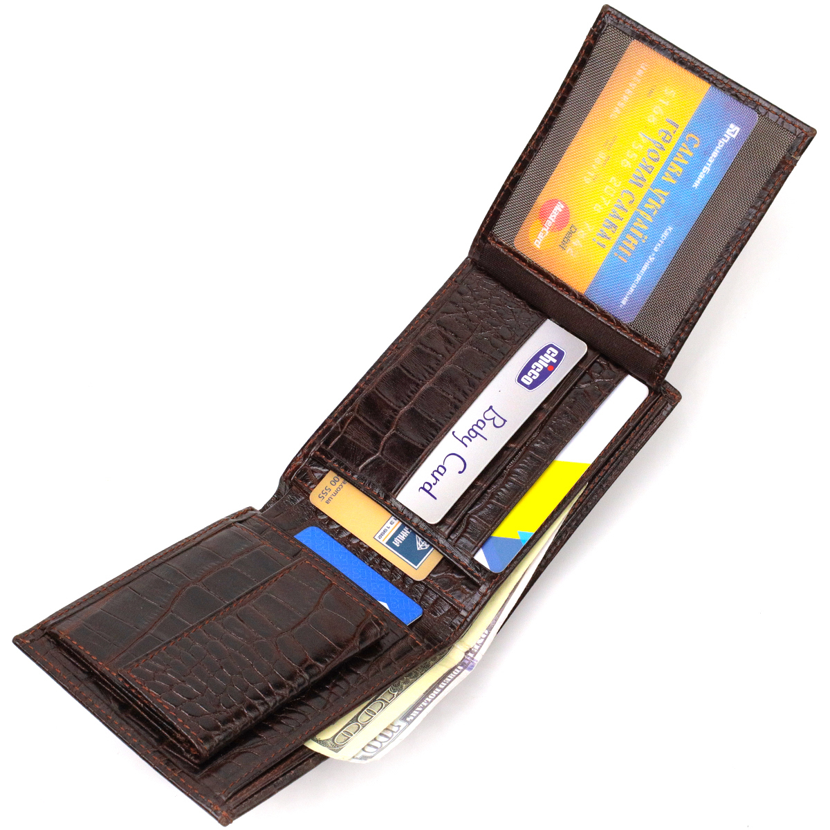 Гаманець чоловічий шкіряний Canpellini 21814 коричневий фото6